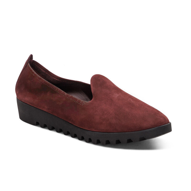 Aetrex Liz Arch Support Slip ON Women's Burgundy / 38 / M Aetrex Liz Arch Support Slip ON Women's Burgundy / 38 / M