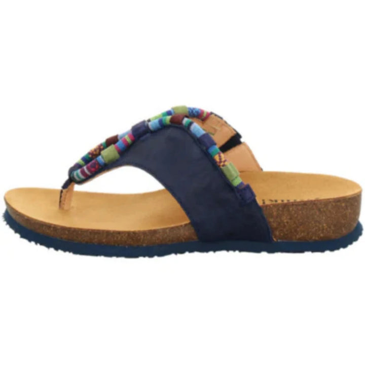 think! julia thong women's | indigo/kombi