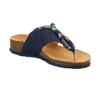 think! julia thong women's | indigo/kombi