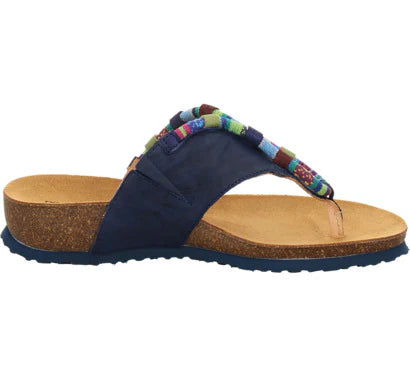 think! julia thong women's | indigo/kombi
