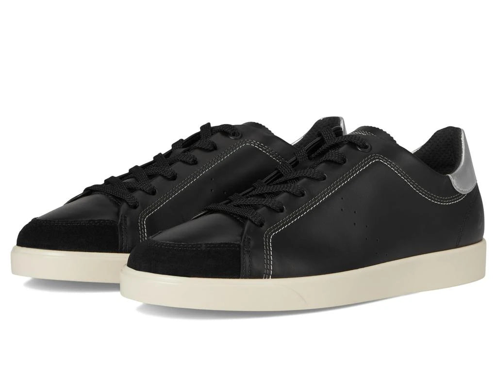 ecco street lite w women's | black/black/pure silver