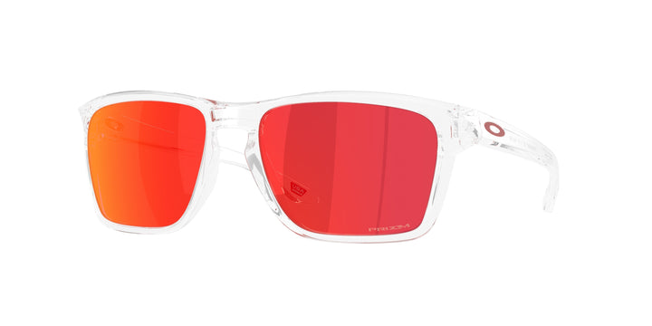 oakley sylas clear sunglasses | clear/torch
