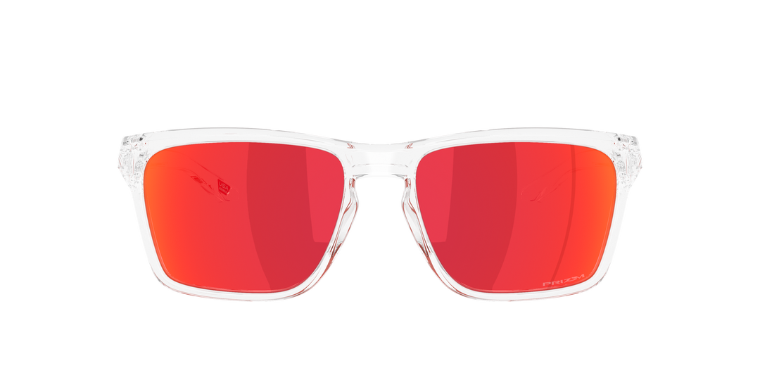 oakley sylas clear sunglasses | clear/torch