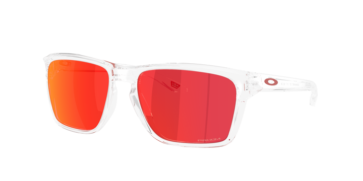 oakley sylas clear sunglasses | clear/torch