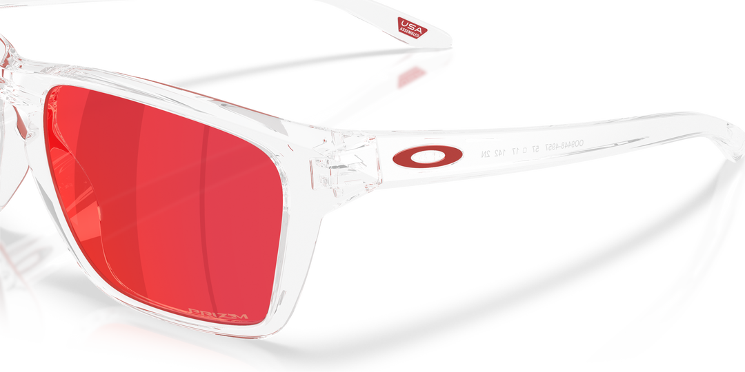 oakley sylas clear sunglasses | clear/torch