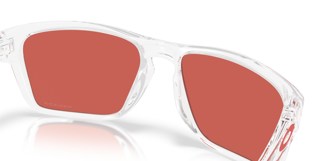 oakley sylas clear sunglasses | clear/torch