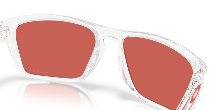 oakley sylas clear sunglasses | clear/torch