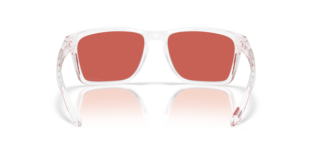 oakley sylas clear sunglasses | clear/torch