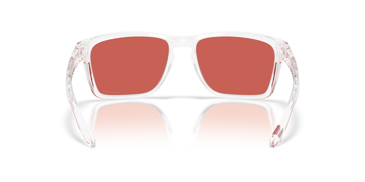 oakley sylas clear sunglasses | clear/torch