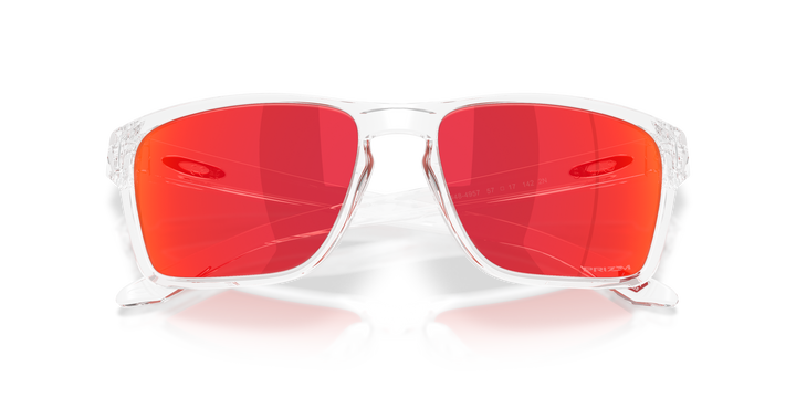 oakley sylas clear sunglasses | clear/torch