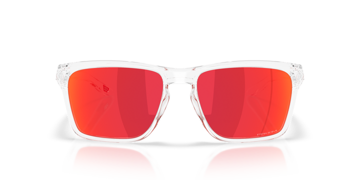 oakley sylas clear sunglasses | clear/torch
