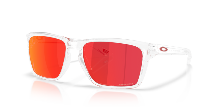 oakley sylas clear sunglasses | clear/torch
