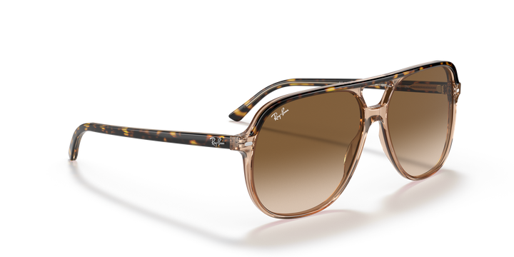 ray-ban bill sunglasses | havana on transparent brown