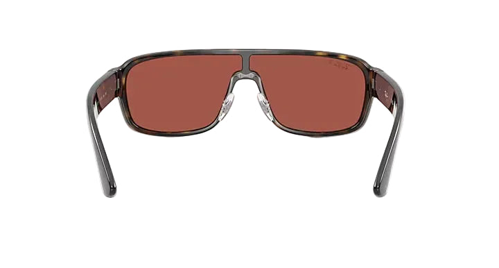rayban rb2233 polarized s lenses sunglasses | havana w polar red urban redwood