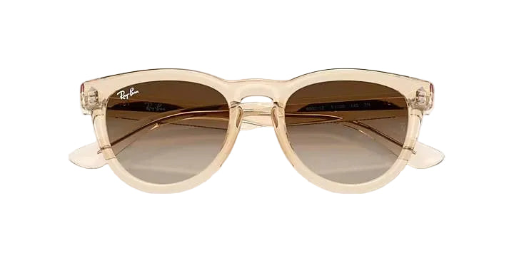ray-ban rb2237 sunglasses | transparent nude
