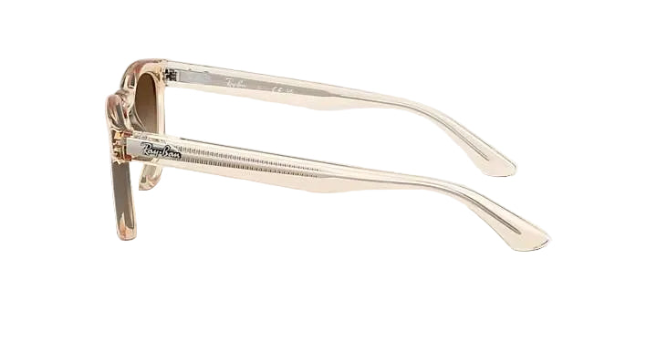 ray-ban rb2237 sunglasses | transparent nude