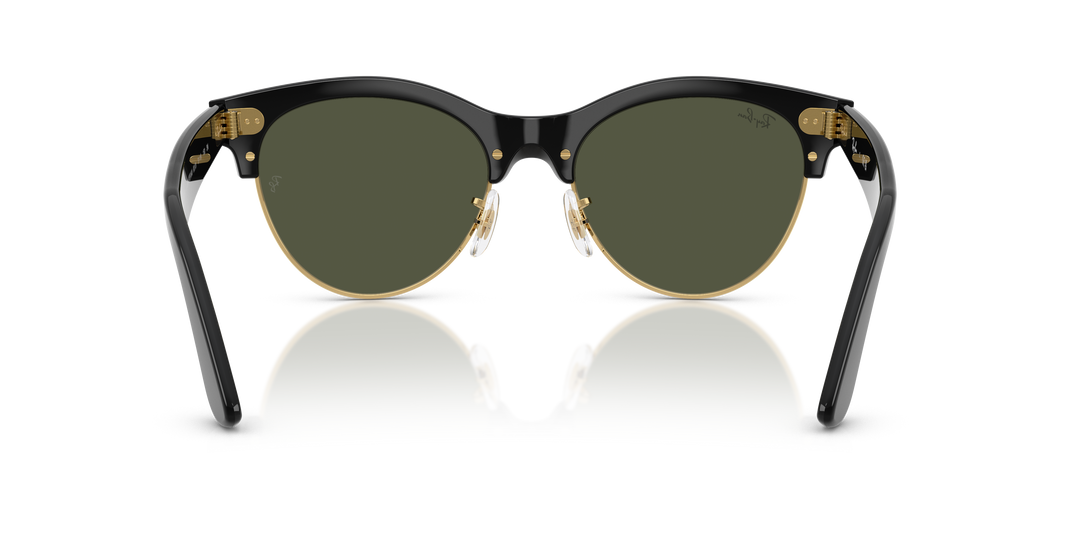 ray-ban clubmaster way sunglasses | blk gold