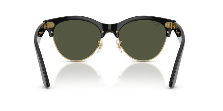 ray-ban clubmaster way sunglasses | blk gold