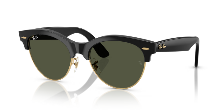 ray-ban clubmaster way sunglasses | blk gold