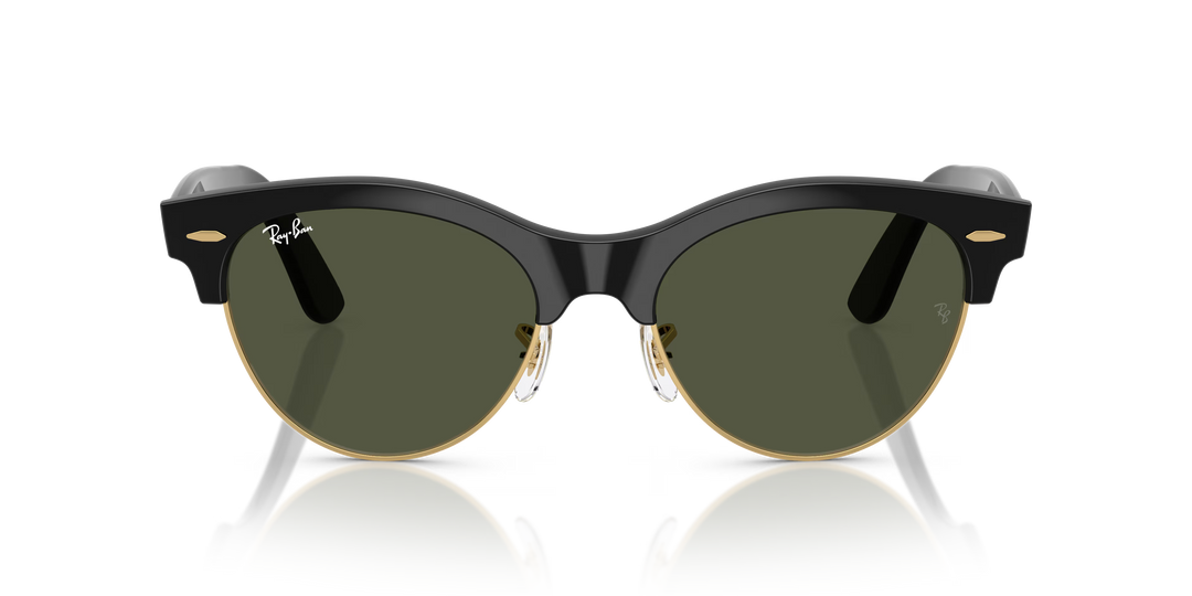 ray-ban clubmaster way sunglasses | blk gold