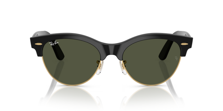 ray-ban clubmaster way sunglasses | blk gold