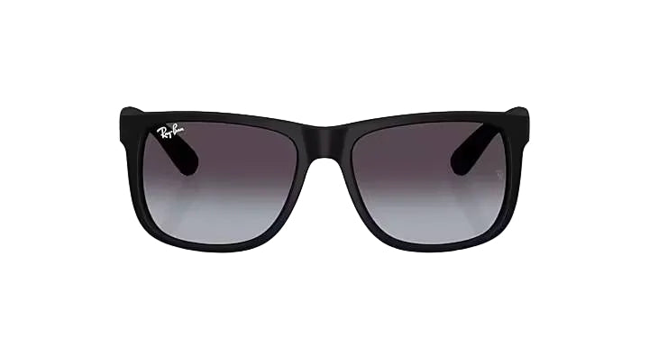 ray-ban justin classic sunglasses | rubber black