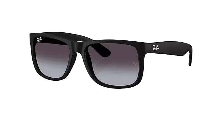 ray-ban justin classic sunglasses | rubber black