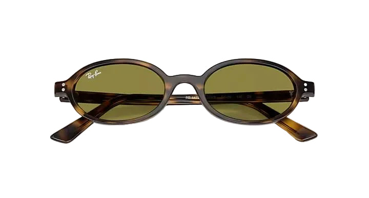 ray-ban khal bio-based sunglasses | havana w green