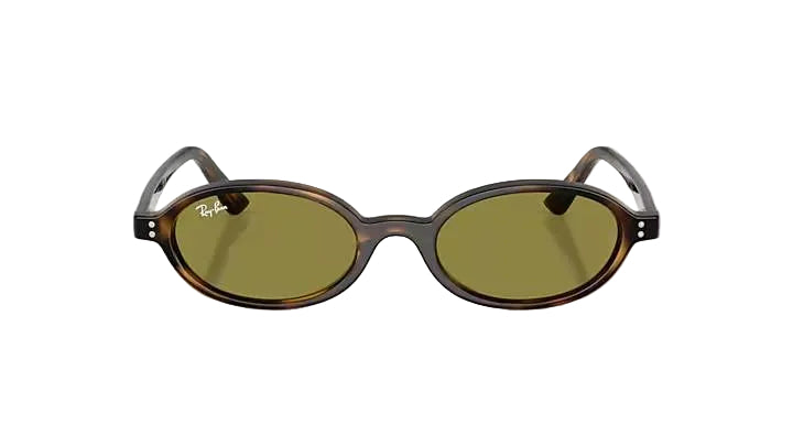 ray-ban khal bio-based sunglasses | havana w green