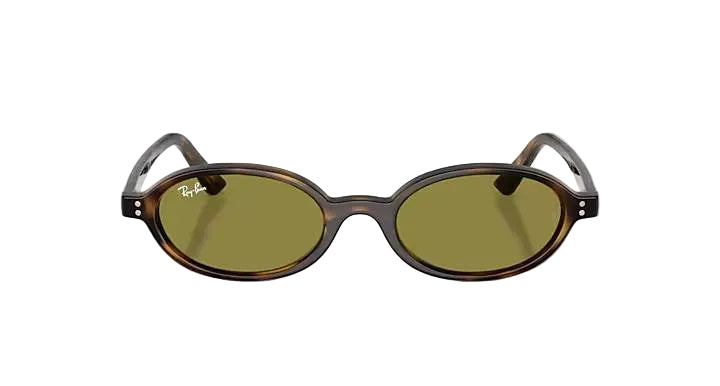 ray-ban khal bio-based sunglasses | havana w green