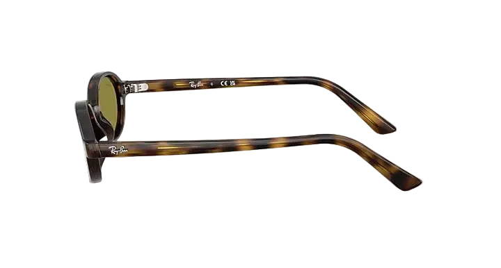 ray-ban khal bio-based sunglasses | havana w green