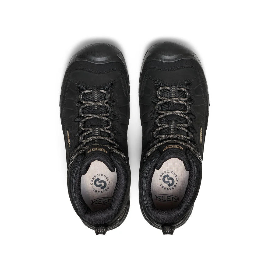keen targhee iv waterproof hiking men's | triple black