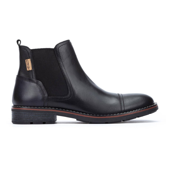pikolinos york ankle boots men's | black