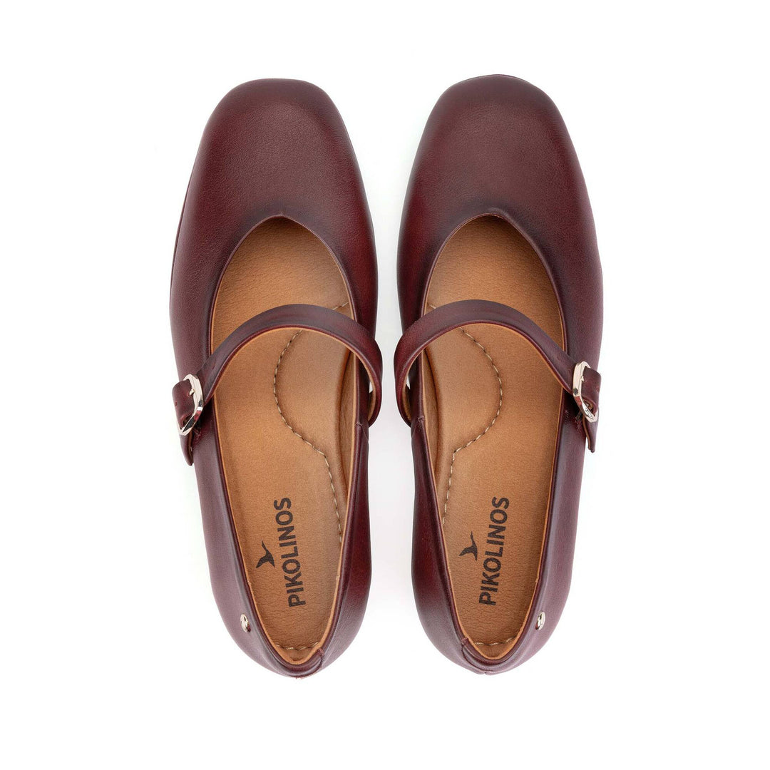pikolinos ubeda mary jane heeled ballet women's | arcilla
