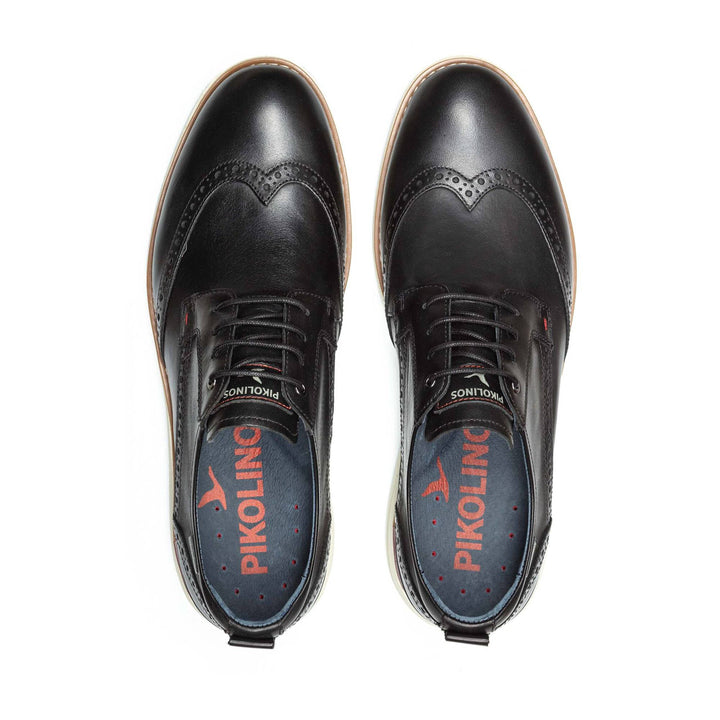 pikolinos manacor wingtip men's | black