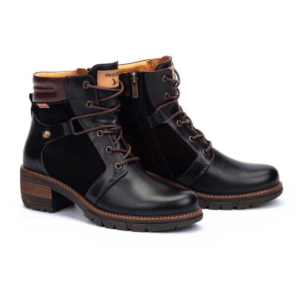 pikolinos san sebastia mid-heel ankle boot women's | 