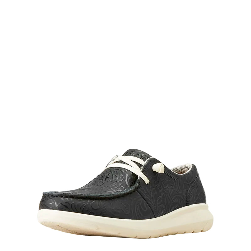 ariat hilo women's | black floral emboss