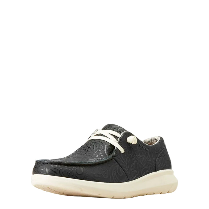 ariat hilo women's | black floral emboss
