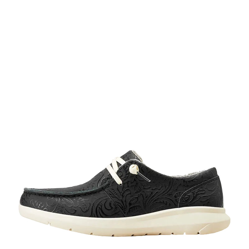 ariat hilo women's | black floral emboss