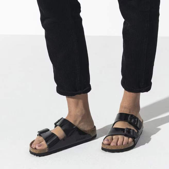 birkenstock arizona | patent black
