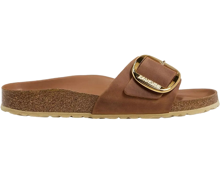 birkenstock madrid big buckle women's | cognac