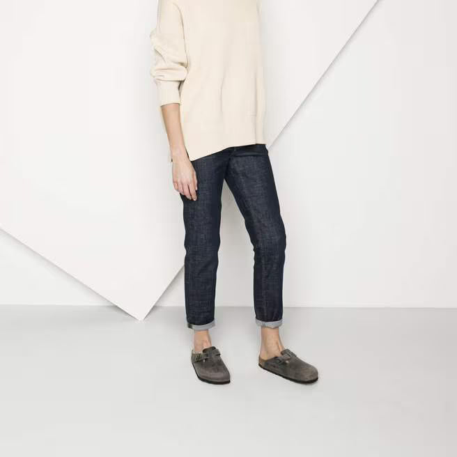 birkenstock boston soft footbed narrow | iron
