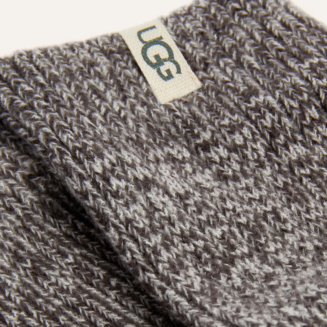 ugg rib knit slouchy crew sock women's | nightfall