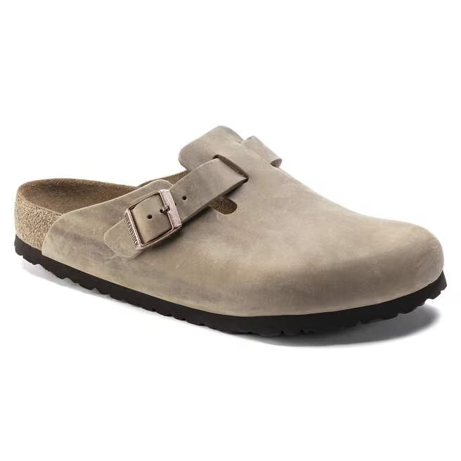 birkenstock boston soft footbed narrow | tobacco