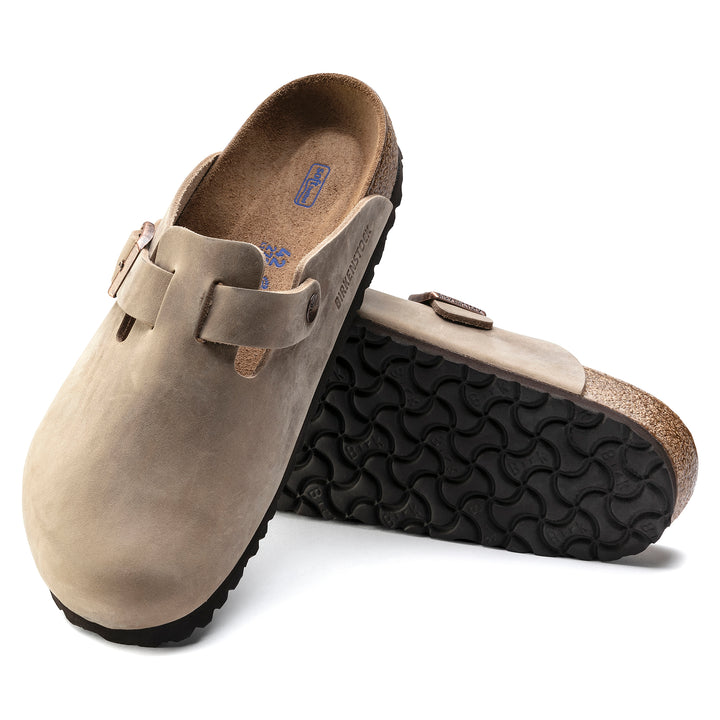 birkenstock boston soft footbed oiled leather | tabacco brown