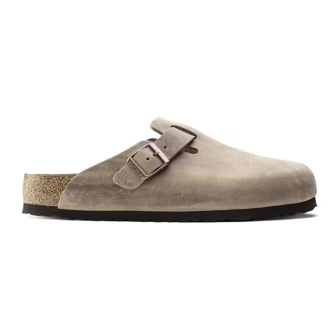 birkenstock boston soft footbed narrow | tobacco