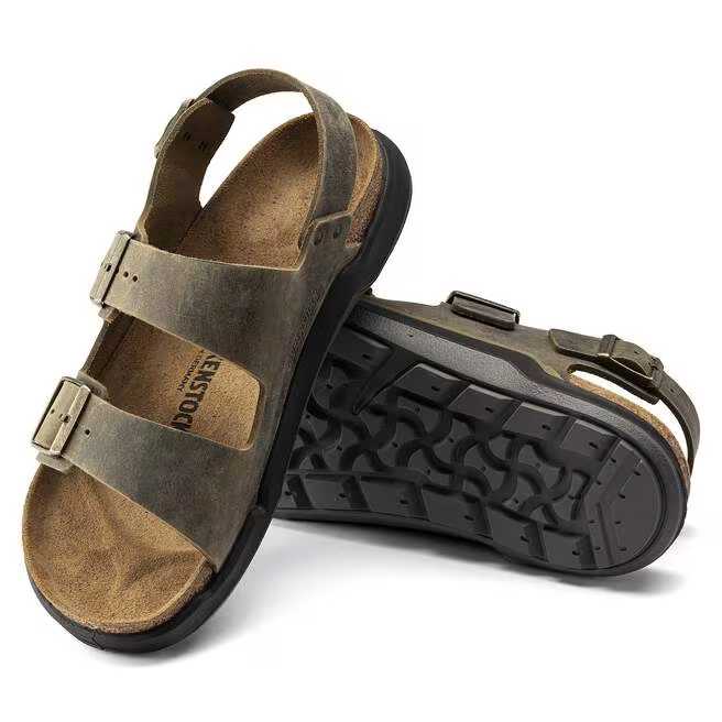 birkenstock milano crosstown men's | faded khaki
