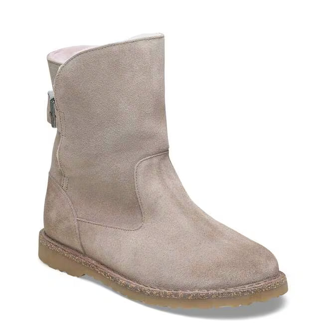 birkenstock uppsala shearling women's | gray taupe