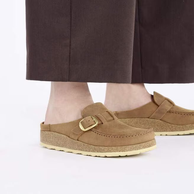 birkenstock buckley narrow women's | cognac