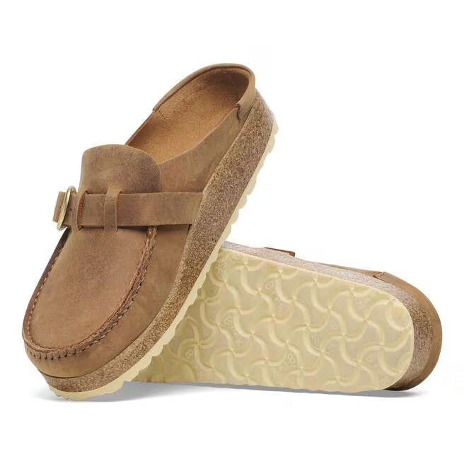 birkenstock buckley narrow women's | cognac